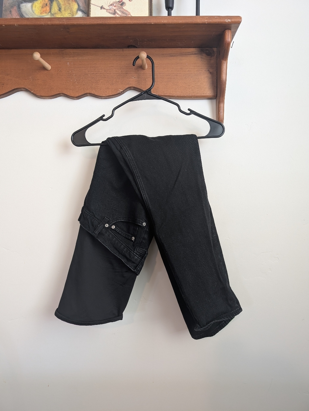 Abercrombie & Fitch Black Straight Leg Jeans